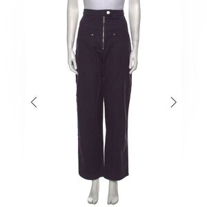 Étoile Isabel Marant Black Straight Leg Pants